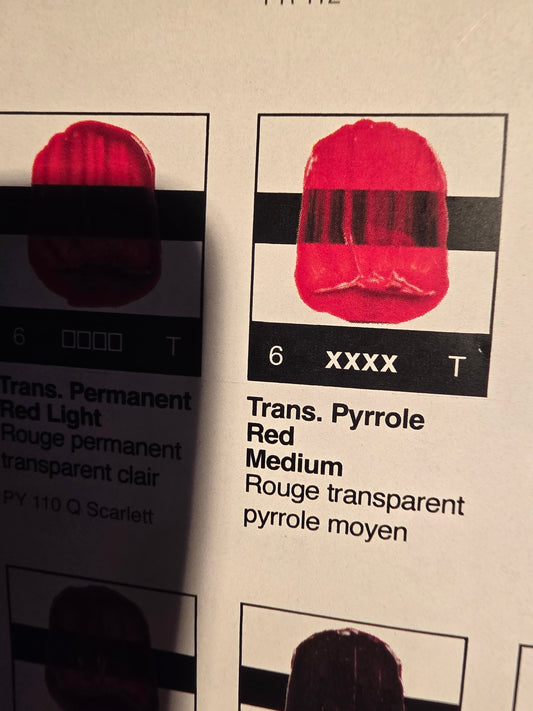 TA1907	Tri-Art High Viscosity	Transparent Pyrrole Red Medium	60mL Tube	6