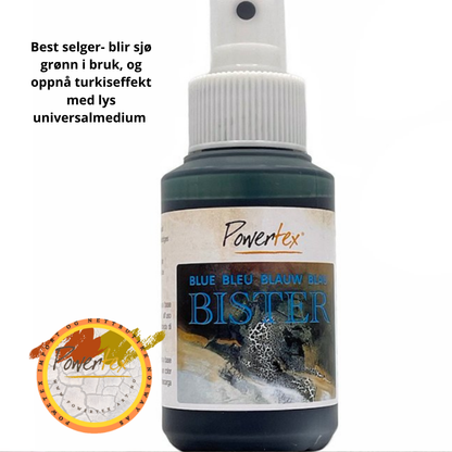 Bister, - 100 ml  blå ( sjøgrønn)