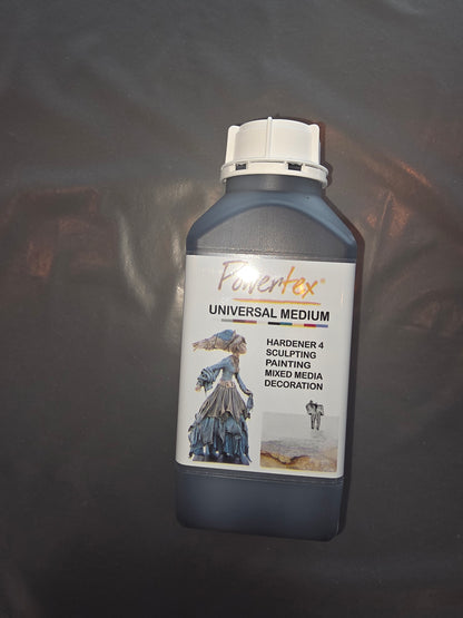 Fast lavpris, Powertex Universalmedium  500 ml.  Svart -  waterproof. Fabrikk tappet 2025.