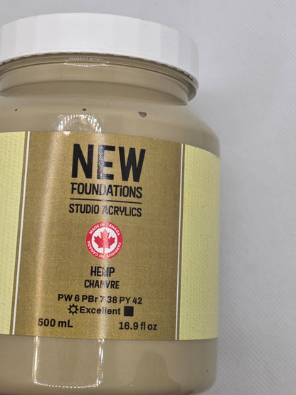 Tri-art: TA36870	New Foundations Acrylic	Hemp	120mL