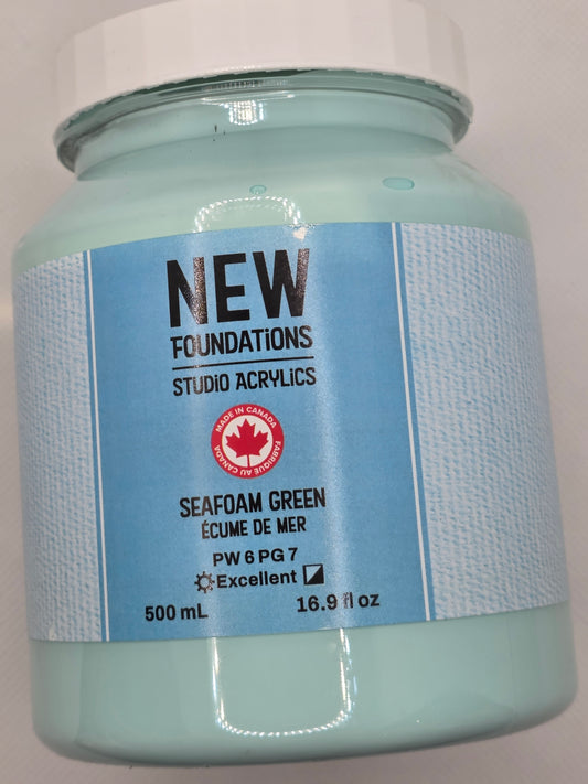 Tri-art: TA36926	New Foundations Acrylic	Seafoam Green	500mL