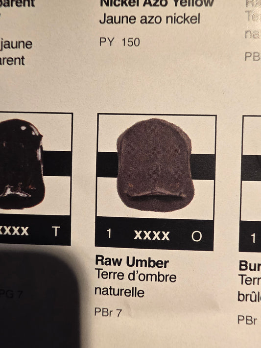 TA914	Tri-Art High Viscosity	Raw Umber	60mL Tube	1