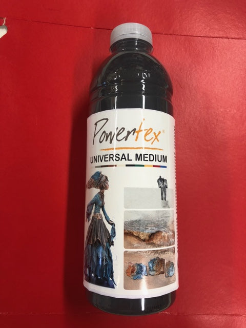 Fast lavpris, Powertex Universalmedium 1kg –  svart . Tappet over fra store dunker på Powertex Studio Art.