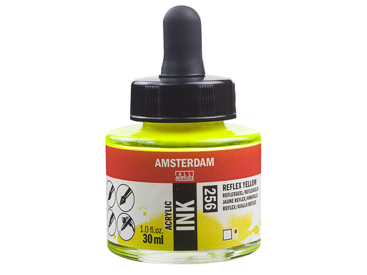 Amsterdam Ink 30ml – 256 Reflex yellow