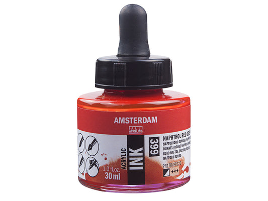 Amsterdam Ink 30ml – 399 Naphthol Red Deep