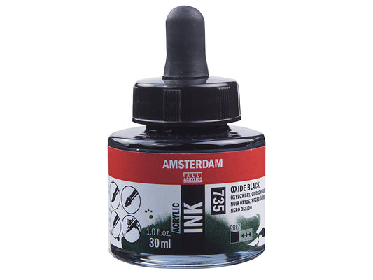 Amsterdam Ink 30ml – 735 Oxide Black
