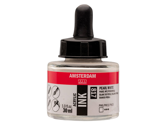 Amsterdam Ink 30ml – 817 Pearl White