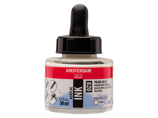 Amsterdam Ink 30ml – 820 Pearl Blue