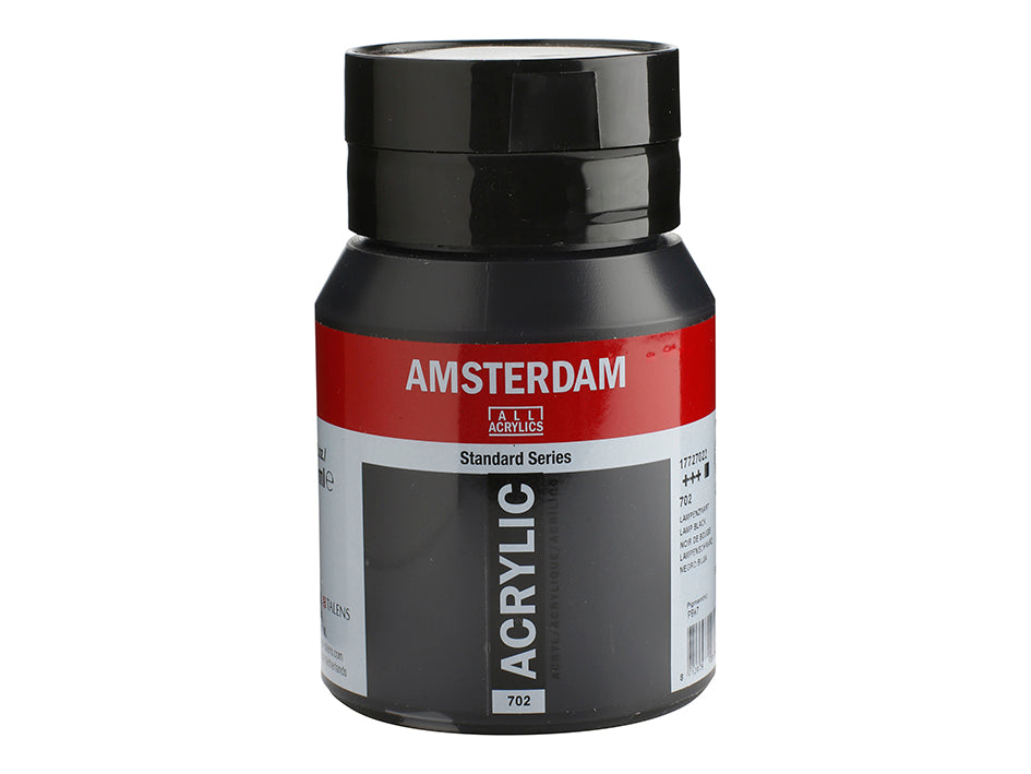 Amsterdam 500 ml. Akryl Standard – 702 Lamp black