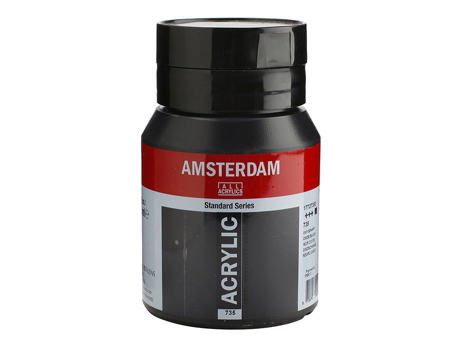 Amsterdam 500 ml. Akryl Standard – 735 Oxide black