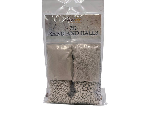 Sand; Start pakke med sand og balls 50gr.
