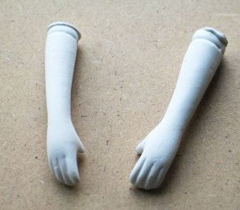 Gips, Små hender lengde 5,5 cm