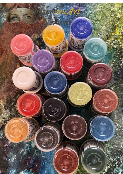 Tørre pigment, Powercolor, nr 0020 - 40ml. – Rød