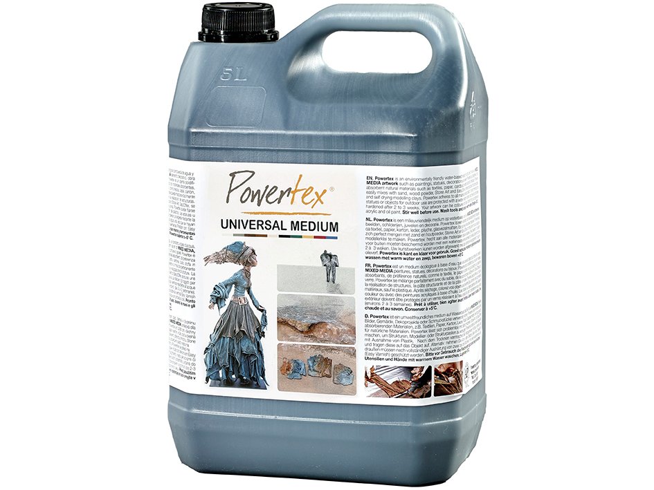 Powertex Universalmedium 5kg –  Svart-  waterproof.